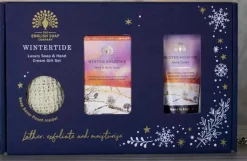 English Soap Company Wintertide "Polar Lights" Soap and Hand Cream Gift Set