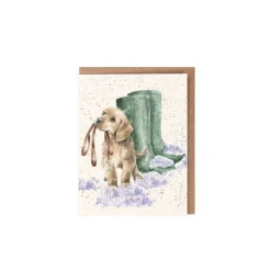 Wrendale Designs 'Winter Walk' Gift Enclosure Card