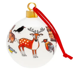 Alison Gardiner Winter Wildlife Bauble Boxed