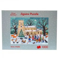 Alison Gardiner Winter Wildlife Jigsaw Puzzle