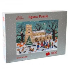 Alison Gardiner Winter Wildlife Jigsaw Puzzle