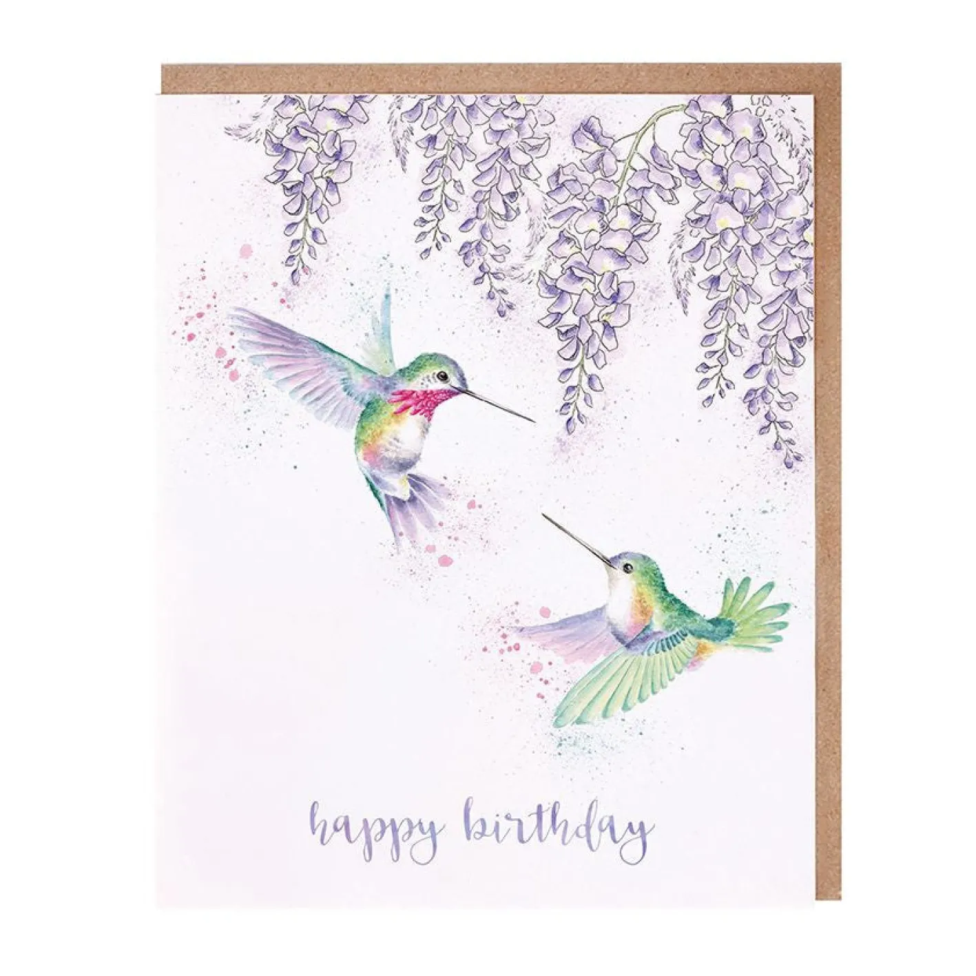 Wrendale Designs 'Wisteria Wishes' Birthday Greetings Card