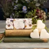 Toasted Crumpet 'With Love' Regency Gardens Mini Moments Boxed Trio of Heart Soaps