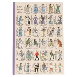 Picturemaps Women Who Changed the World A5 Notebook