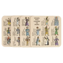 Picturemaps Women Who Changed the World Set of 4 Coasters