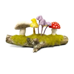 The Crafty Kit Co. Woodland Toadstools Needle Felting Kit