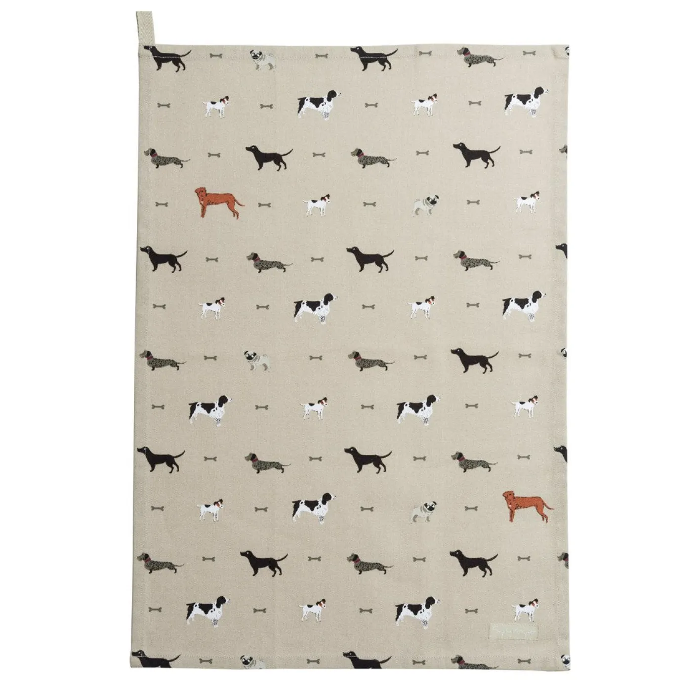 Sophie Allport Woof! Tea Towel