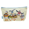 Emma Ball Woolly Puffins Zipped Pouch