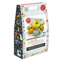 The Crafty Kit Co. Woolly Pumpkins Needle Felting Kit