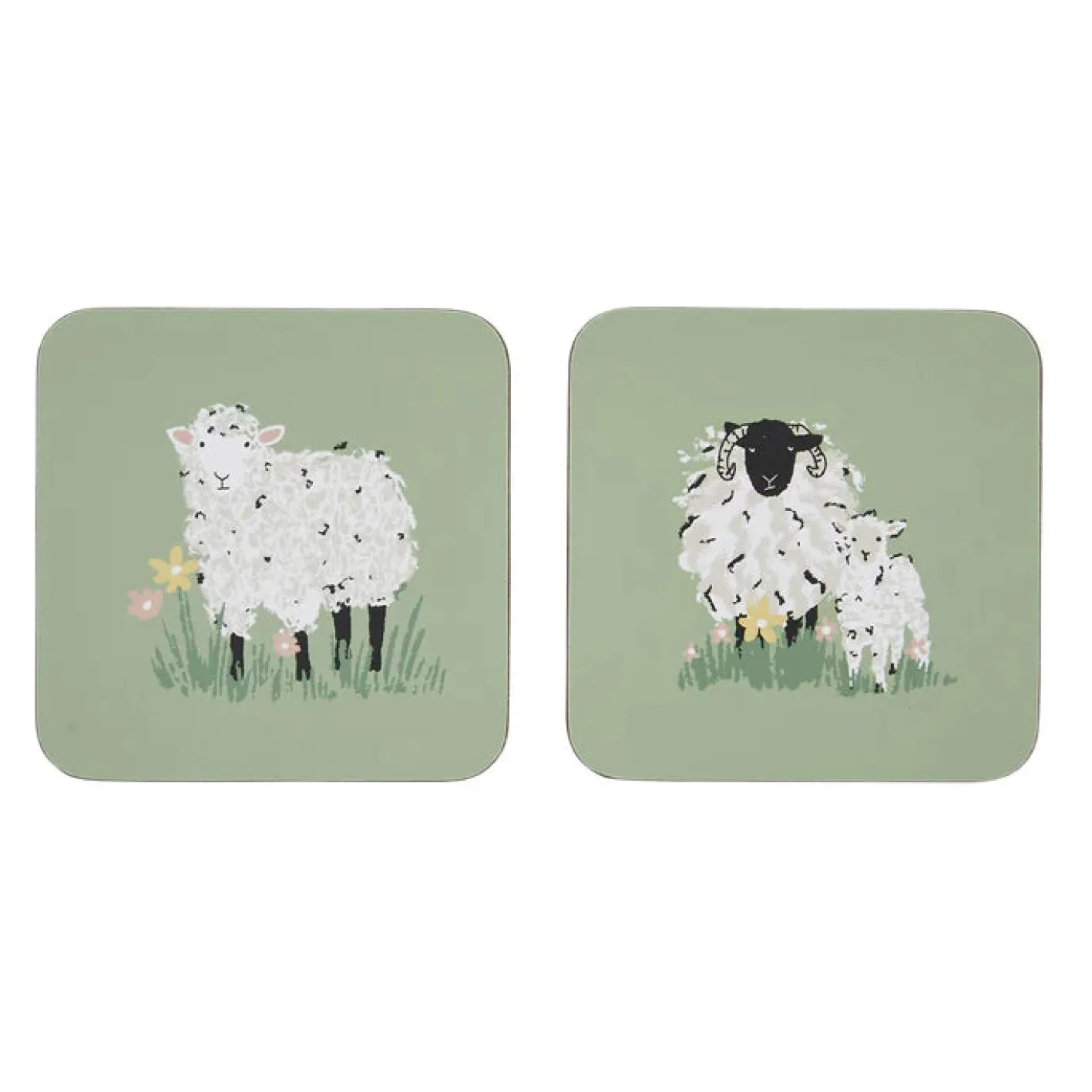 Ulster Weavers Woolly Sheep Coasters - Set of 4
