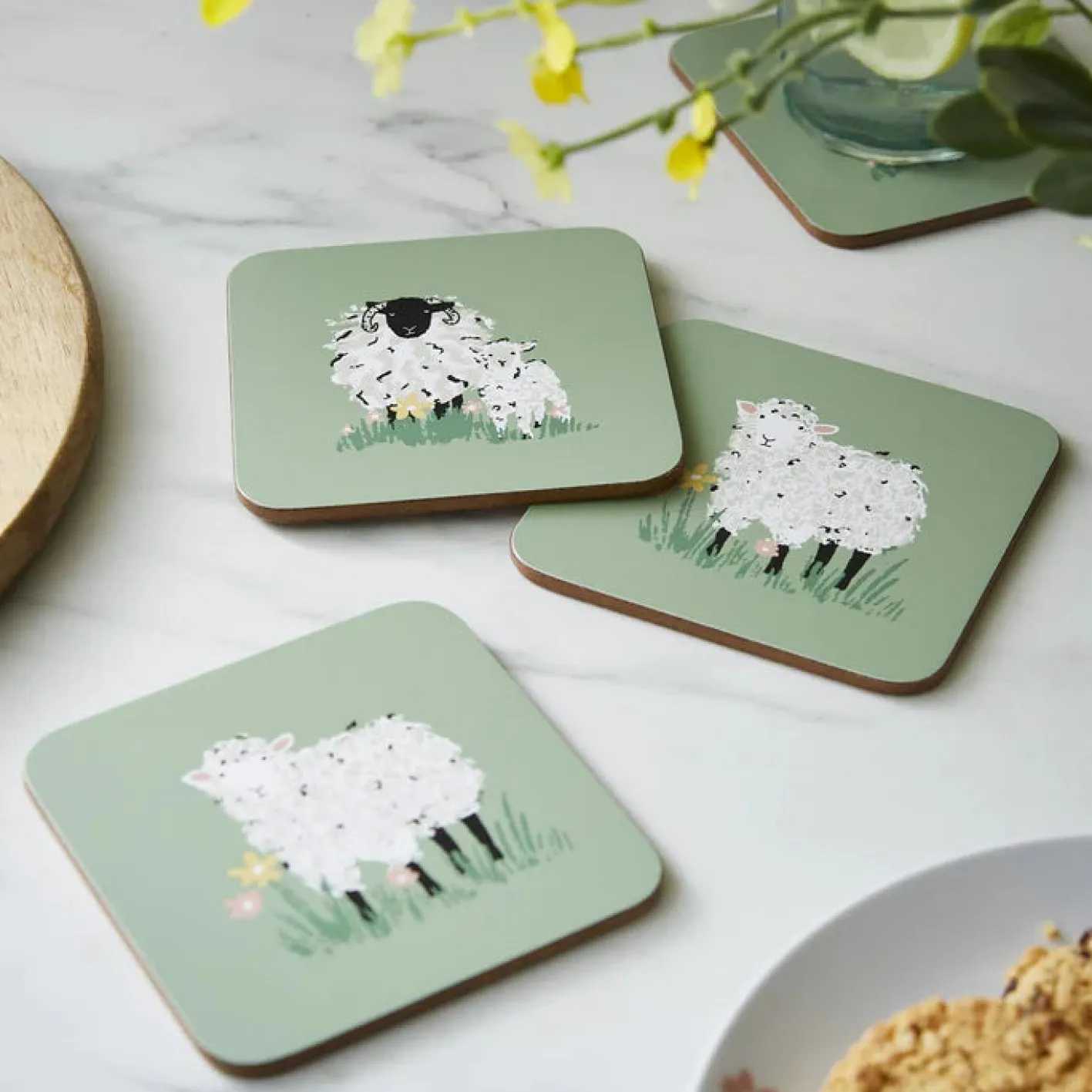 Ulster Weavers Woolly Sheep Coasters - Set of 4