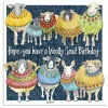 Emma Ball Woolly Sheep Woolly Good Birthday Greetings Card