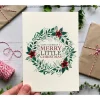 Becky Amelia Wreath Christmas Card