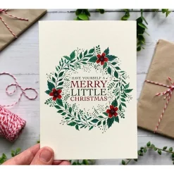 Becky Amelia Wreath Christmas Card