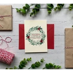 Becky Amelia Wreath Christmas Card