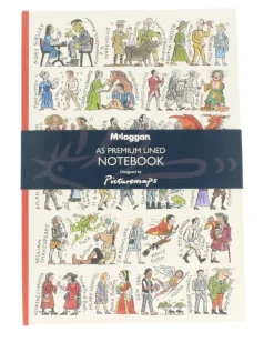 Picturemaps Writers & Characters of England A5 Notebook