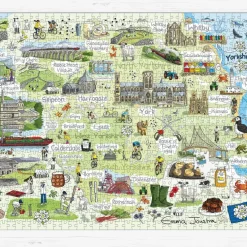 GB Jigsaws Ltd Yorkshire 1000 Piece Jigsaw Puzzle