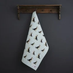 Sweet William Yorkshire Terrier Tea Towel