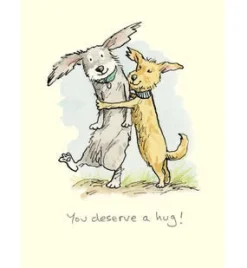 Two Bad Mice You Deserve a Hug! Greetings Card