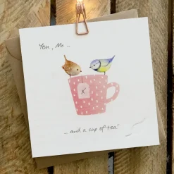 Ginger Betty You, Me and a Cup of Tea Birthday Card