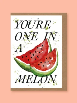 Studio Frewb. You're one in a Melon Greetings Card