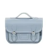 Zatchels Handmade Leather Midi Satchel - Lilac Grey