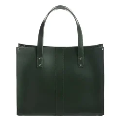 Zatchels Handmade Leather Shopper - Ivy Green