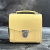 Zatchels Handmade Leather Sugarcube Plus - Primrose Yellow