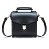 Zatchels Handmade Leather Sugarcube Plus Handbag - Black